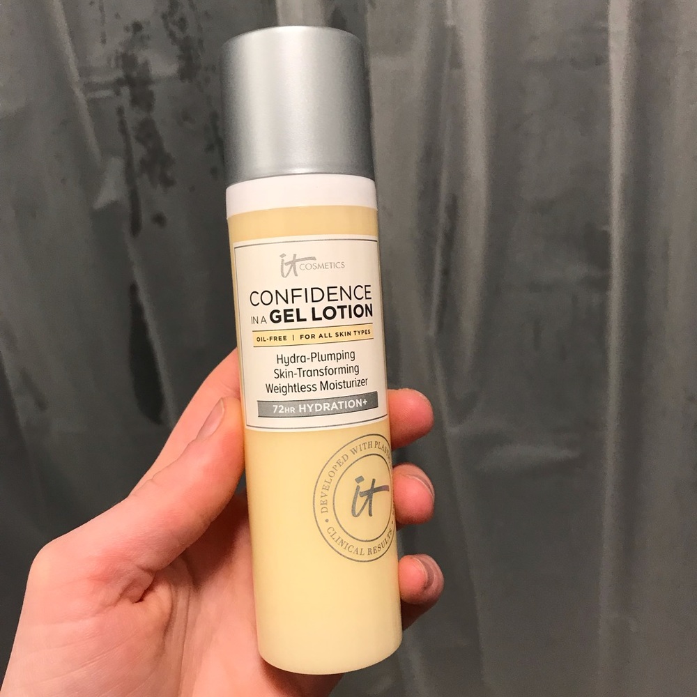Confidence in a gel lotion